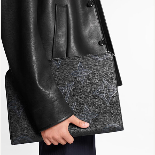 ノートパソコンが入るLV スーパーコピーポシェットジュール GM NM クラッチ M80044